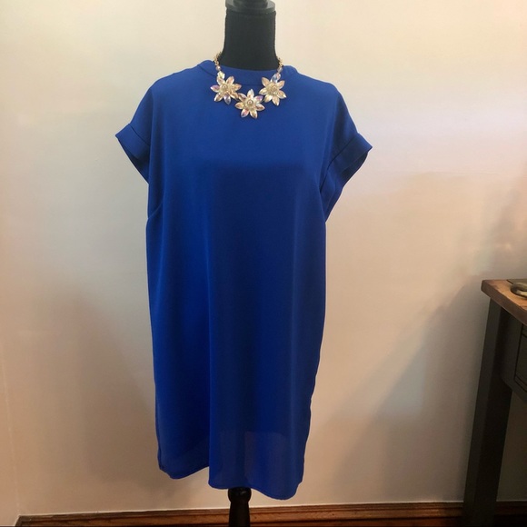 H&M Blue Shift Dress - Picture 3 of 7